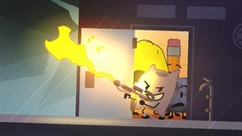 's flamethrower.