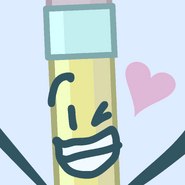 Love hearts in Pencil's voting icon