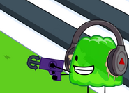 Gelatin switching the Zap Shooter into the Grappling Hook form in "Catch These Hands"