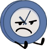 Clock getting grumpy