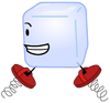 Ice Cube with Springy Shoes (BFDI 17)