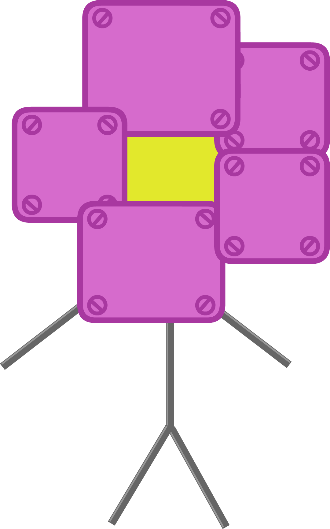 Pink Flower, Battle For Dream Island, Bfdi Recommended Characters, Flower Robot, Blog, Facial Expression, Yellow, Cartoon transparent background PNG clipart