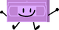 purple cassette tape; bum
