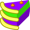One slice of Yoylecake