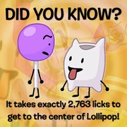 Did you know? Lollipop and pillow