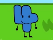 Four with bfdi limbs just before getting shot pink paint in the face.