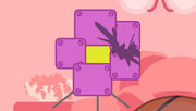 Robot Flower going to chase the bug