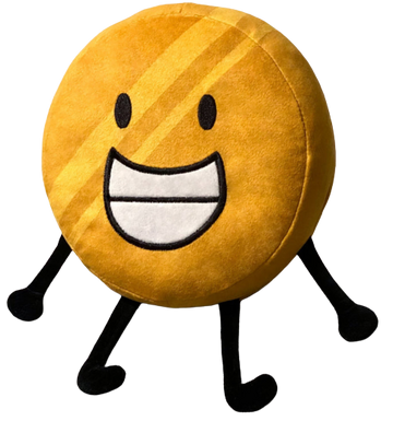 BFDI X handmade plushie, yellow letter X, Battle for Dream Island (BFB)  inspired