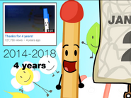 The thumbnail appearing in "Thanks for 4 years of Thanks for 4 years!"