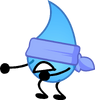 Teardrop wearing a blindfold (BFB 25)