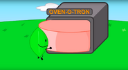 Leafy using the Oven-o-Tron