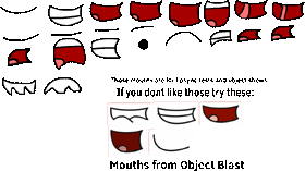 So i put the inanimate insanity mouths in a sheet. Yes i know its not bfdi  but still : r/BattleForDreamIsland