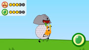 Rocky barfs on Golf Ball.jpg