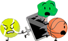 TB, Basketball, and Tree glued to TV (TPOT 12)