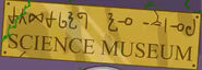 The Science Museum sign.