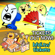 "LINK IN BIO. Tickets for the BFDI & Inanimate Insanity 2025 Tour are available now! #bfdi #inanimateinsanity"
