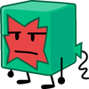Blocky wearing a Balloony costume (BFB 28)