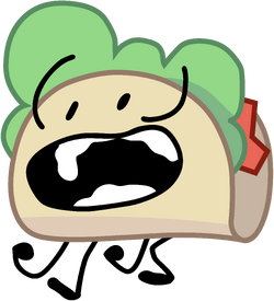 Battle For Dream Island Wiki - Bfdi Taco, HD Png Download - vhv