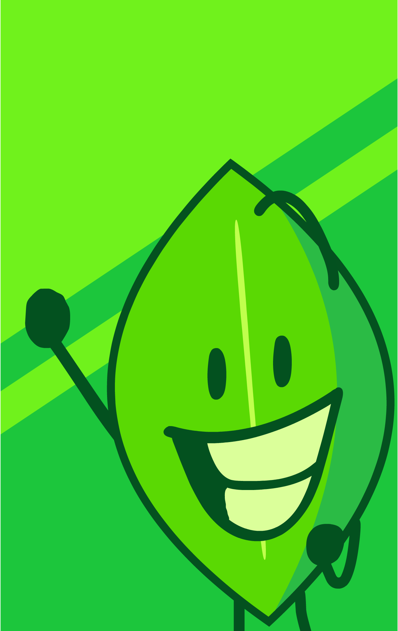 258042 - safe, artist:pretty much cure, leafy (bfdi), animate