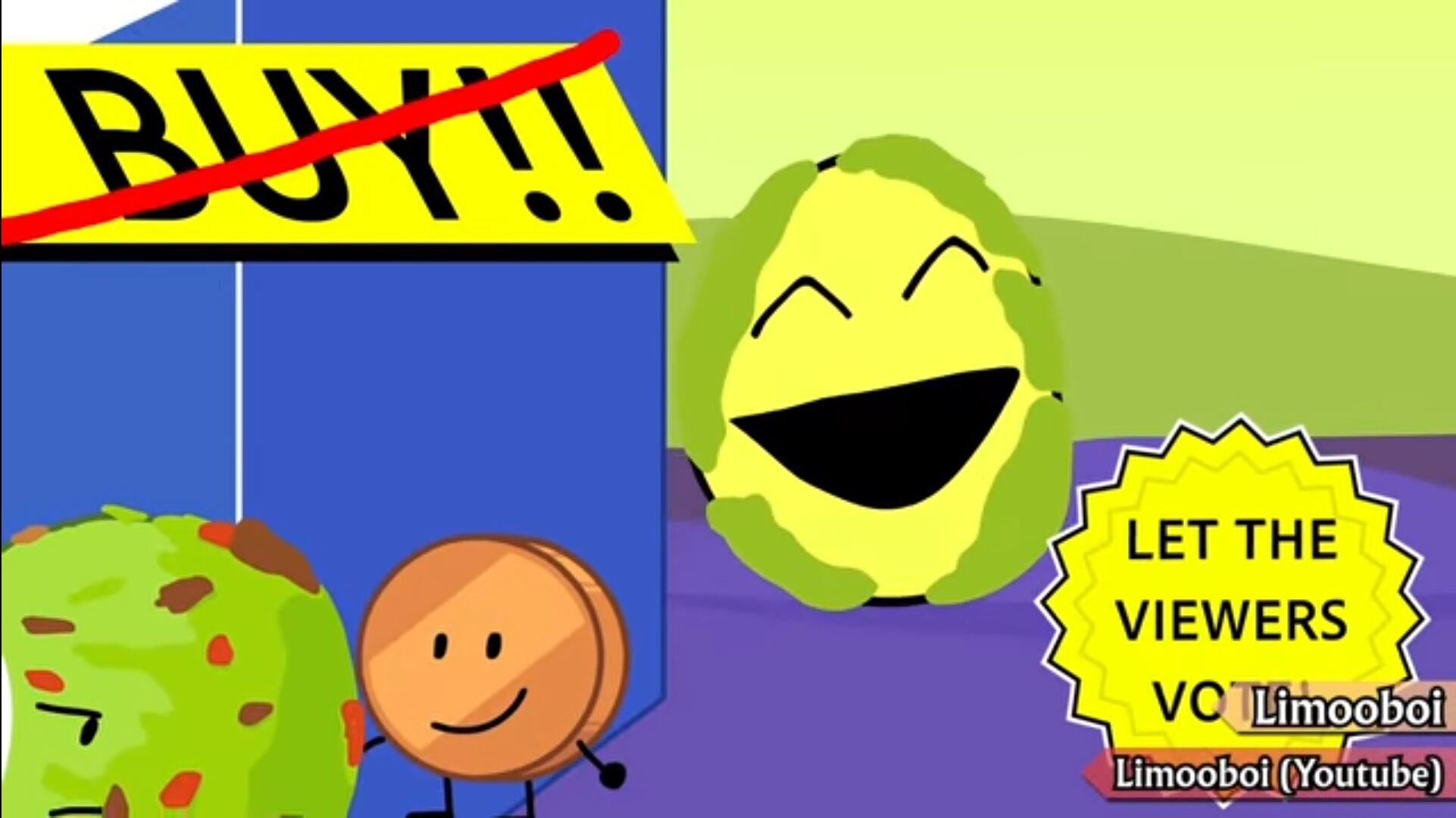 I made a scene from BFB 1O in the BFDI-IDFB style. Put a BFB+