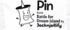 The front of the tush tag of the Pin plush.