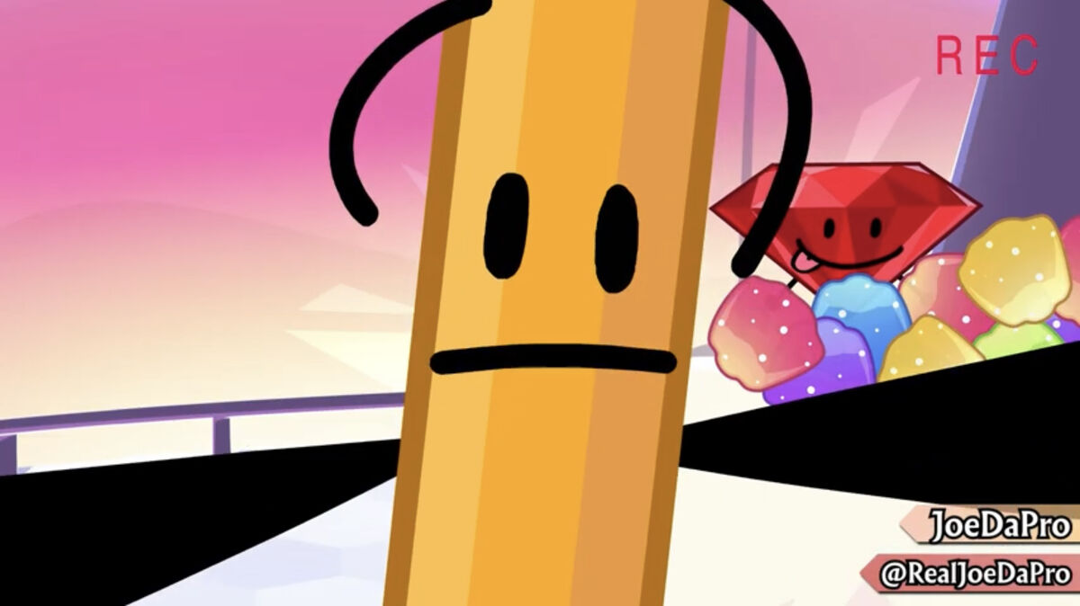 I made a scene from BFB 1O in the BFDI-IDFB style. Put a BFB+