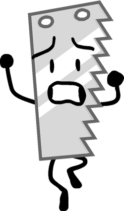 Startled bfdi character