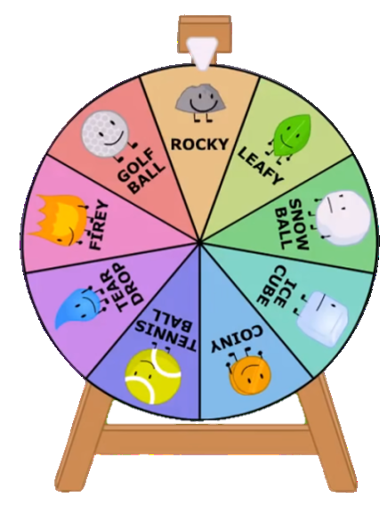 BFDI Elimination Randomiser  Spin the Wheel - Random Picker