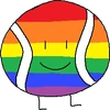 Pride Month Tennis Ball (Jacknjellify Twitter/X posts)