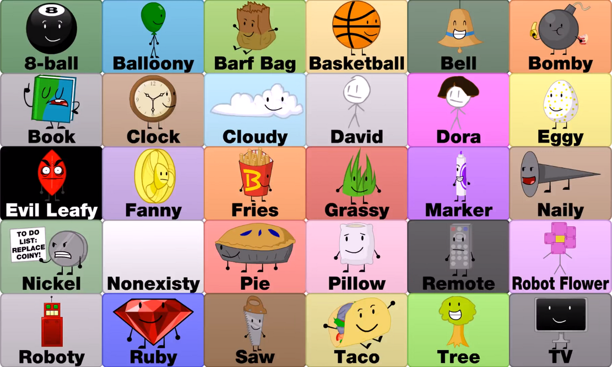 BFDI/BFDIA/BFB/TPOT Teams (Crossover) Fan Casting on myCast