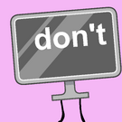 TV's voting icon. Makes voting screen say "don't Type [LETTER] To eliminate TV"