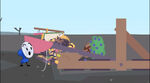 Tennis Ball's Trebuchet glitched into existence