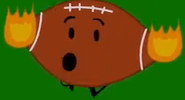 Football on fire
