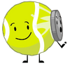 Nickel is glued on Tennis Ball (BFDIA 14)