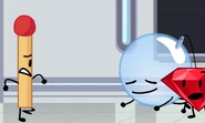 Match going to save Bubble, but she sees the "Ugh... Wires."