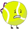 Tennis Ball with a bug stinger stuck on him (BFDIA 12)
