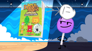Lollipop with the book