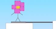 Robot Flower being flung
