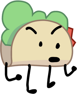 Battle For Dream Island Wiki - Bfdi Taco, HD Png Download - vhv