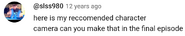 Camera's original reccomendation comment by siss980 for "Return of the Hang Glider".
