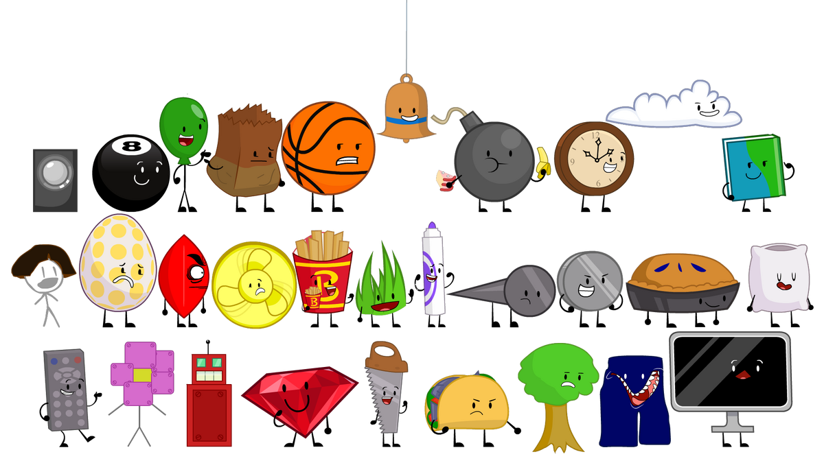 All BFDI Characters SpudBae - Illustrations ART street