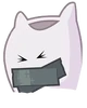 Pillow with duct tape on her mouth (BFDIA 16)