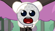 Golf Ball in awe of Yoylite.