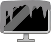 glued TV