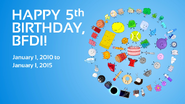 BFDI's 5th birthday