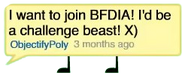 Comment; ObjectifyPoly