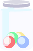 Jar of marbles