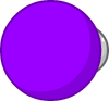 Purple Round Speaker