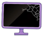 Purple Old TV