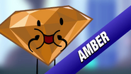 Amber's introductory name and pose